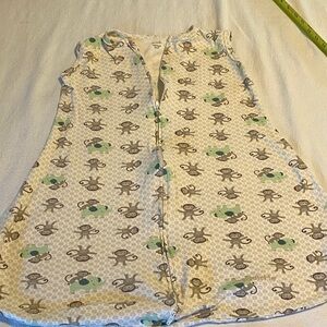 Summers Swaddleme Monkey Print Baby Sleep Sack